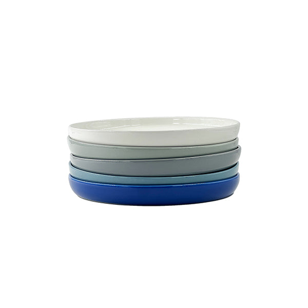 Reims Medium Plate - Set of 4 - Pebble