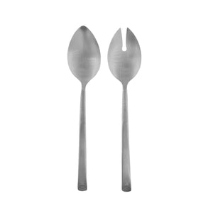 Ellsworth Brushed Stainless Steel Piece Salad Server Set