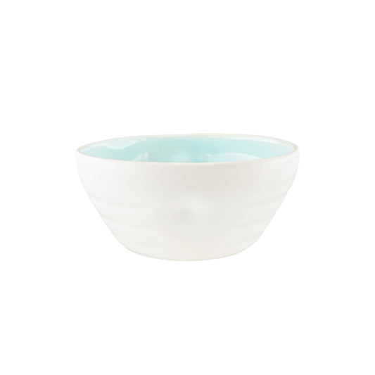 Pinch Cereal Bowl in Aqua
