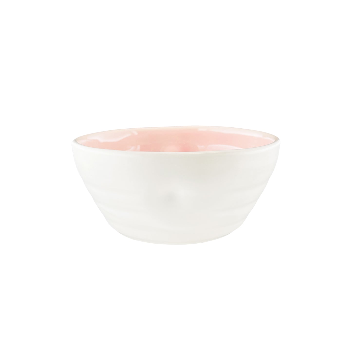Pinch Pink Stoneware 4 Piece Dinnerware Set, Service For 1
