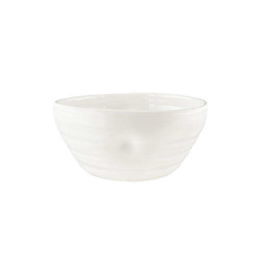 Pinch Cereal Bowl in White - Set of 4