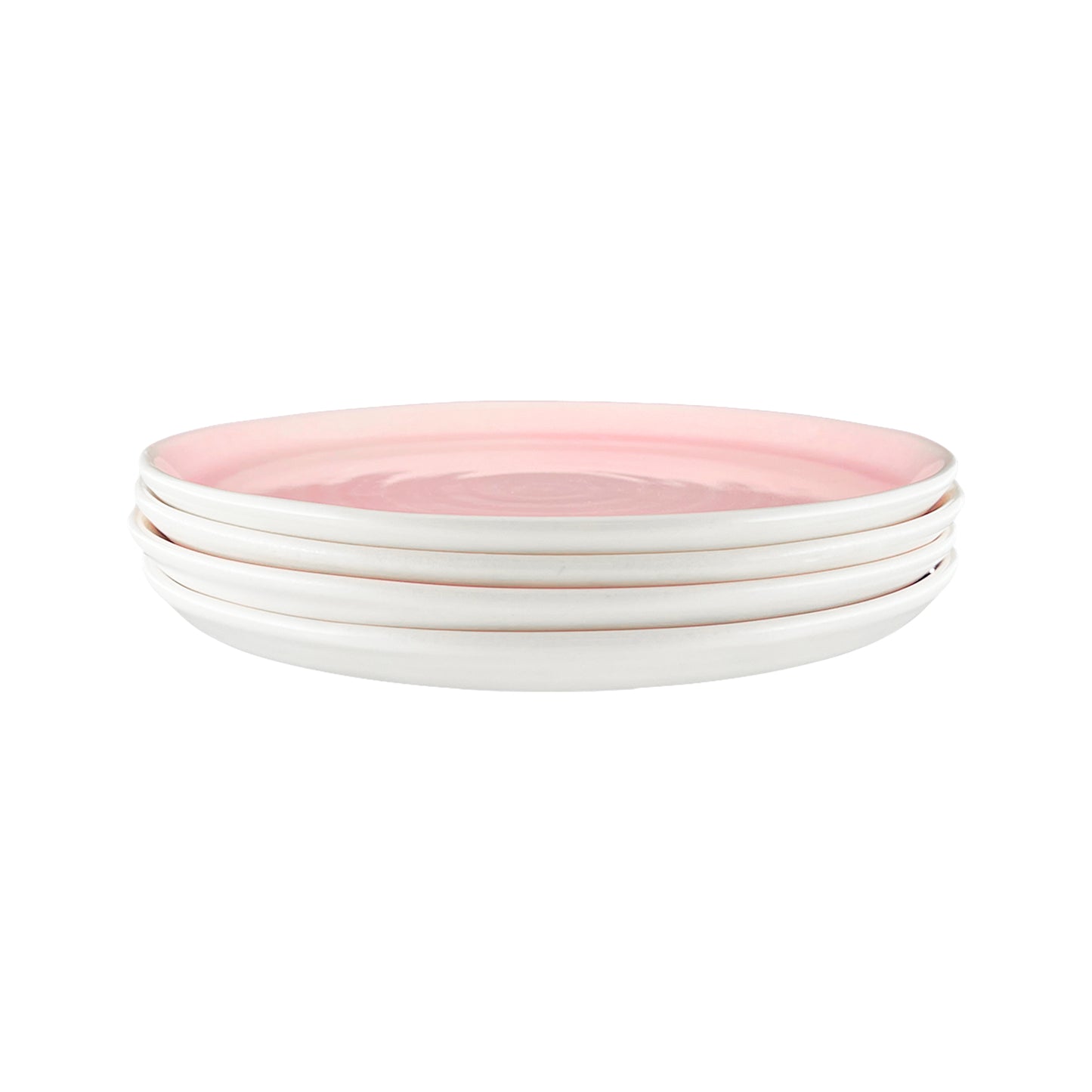 Pinch Pink Stoneware 16 Piece Dinnerware Set, Service For 4
