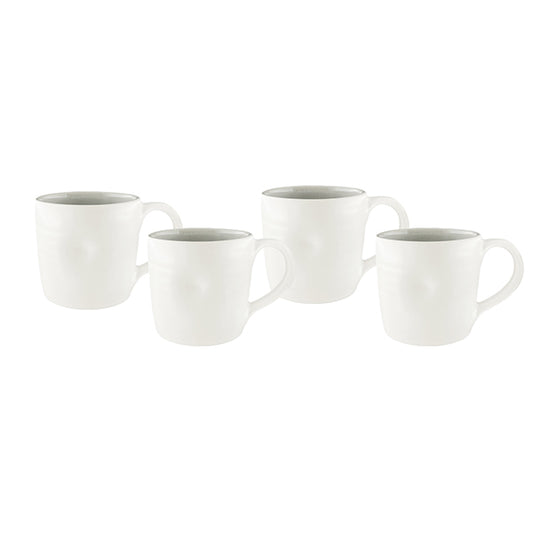 Pinch Mug in Grey - Set of 4