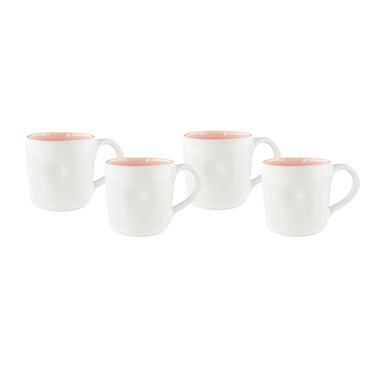 Pinch Mug in Pink - Set of 4
