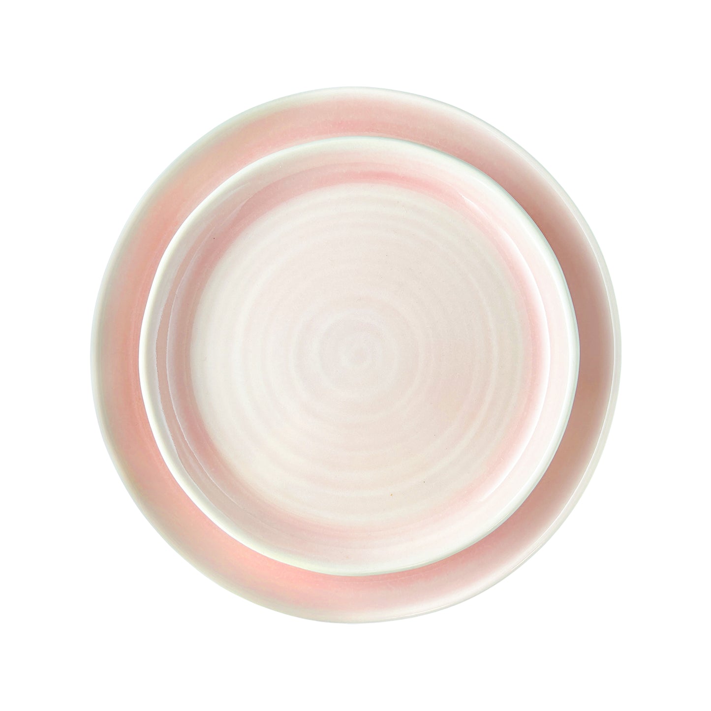 Pinch Pink Stoneware 16 Piece Dinnerware Set, Service For 4