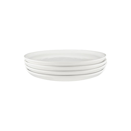 Pinch Salad Plate in White - Set of 4