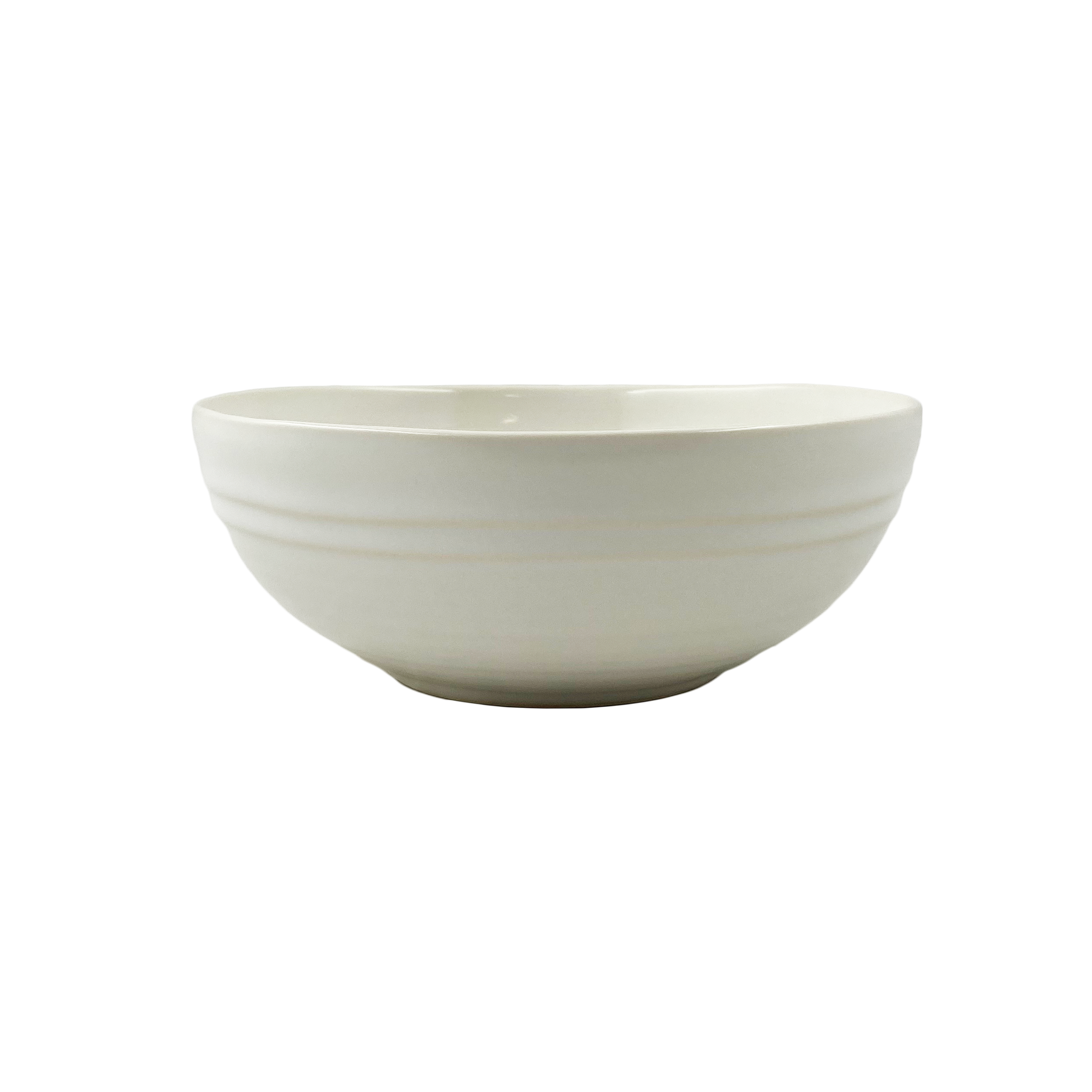 Lines Cereal Bowl - White/White - Set of 4