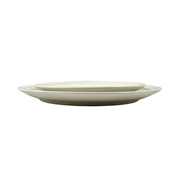 Lines Dinner Plate - White/White - Set of 4