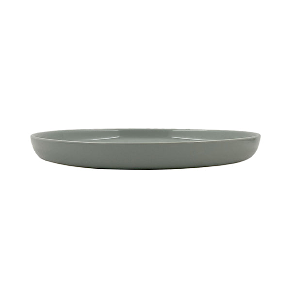 Reims Large Plate - Set of 4 - Pebble Canvas Home canvas home, contemporary dinnerware, dinner party, dinnerware, dinnerware sets, dish sets, family, Grey, Large, modern dinnerware, Place Setting, Plates, reims, simple dinnerware, tabletop, tableware