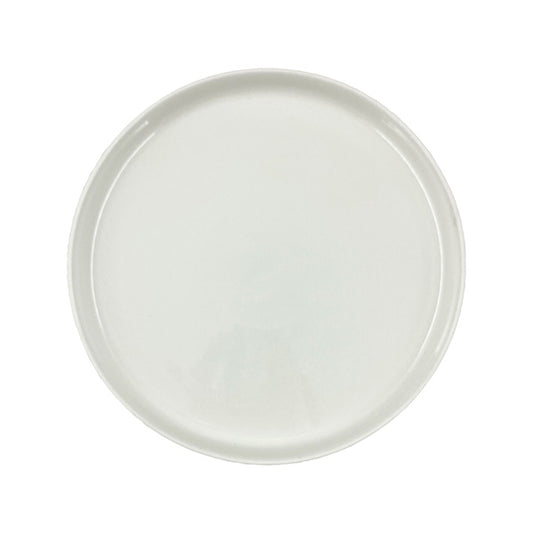 Reims Large Plate - Set of 4 - Salt Canvas Home canvas home, contemporary dinnerware, dinner party, dinnerware, dinnerware sets, dish sets, family, Large, modern dinnerware, Place Setting, Plates, reims, simple dinnerware, tabletop, tableware, White