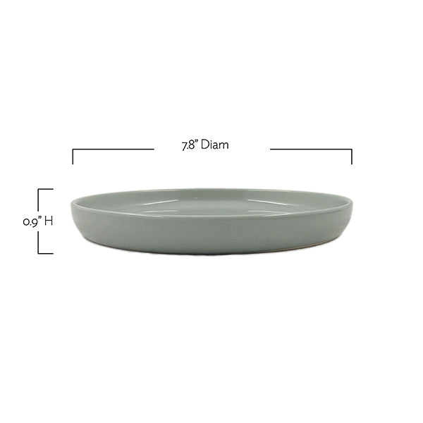 Reims Medium Plate - Set of 4 - Pebble
