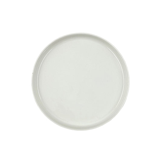 Reims Medium Plate - Set of 4 - Salt Canvas Home canvas home, contemporary dinnerware, dinner party, dinnerware, dinnerware sets, dish sets, family, Large, modern dinnerware, Place Setting, Plates, reims, simple dinnerware, tabletop, tableware, White