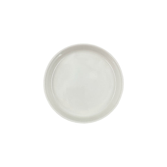 Reims Mezze Plate - Set of 4 - Salt Canvas Home canvas home, contemporary dinnerware, dinner party, dinnerware, dinnerware sets, dish sets, family, Large, modern dinnerware, Place Setting, Plates, reims, simple dinnerware, tabletop, tableware, White