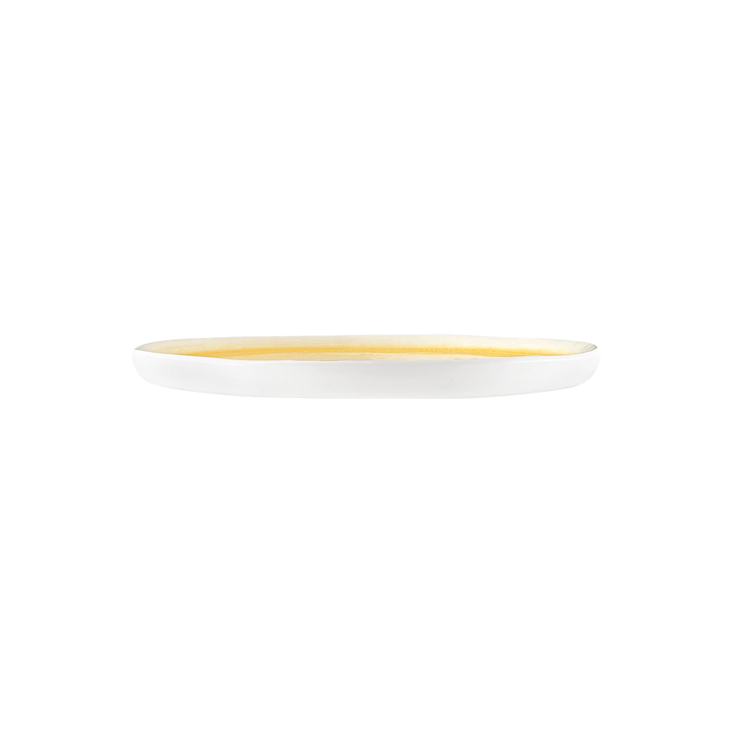 Meadow Yellow Porcelain Medium Plate, Set of 4