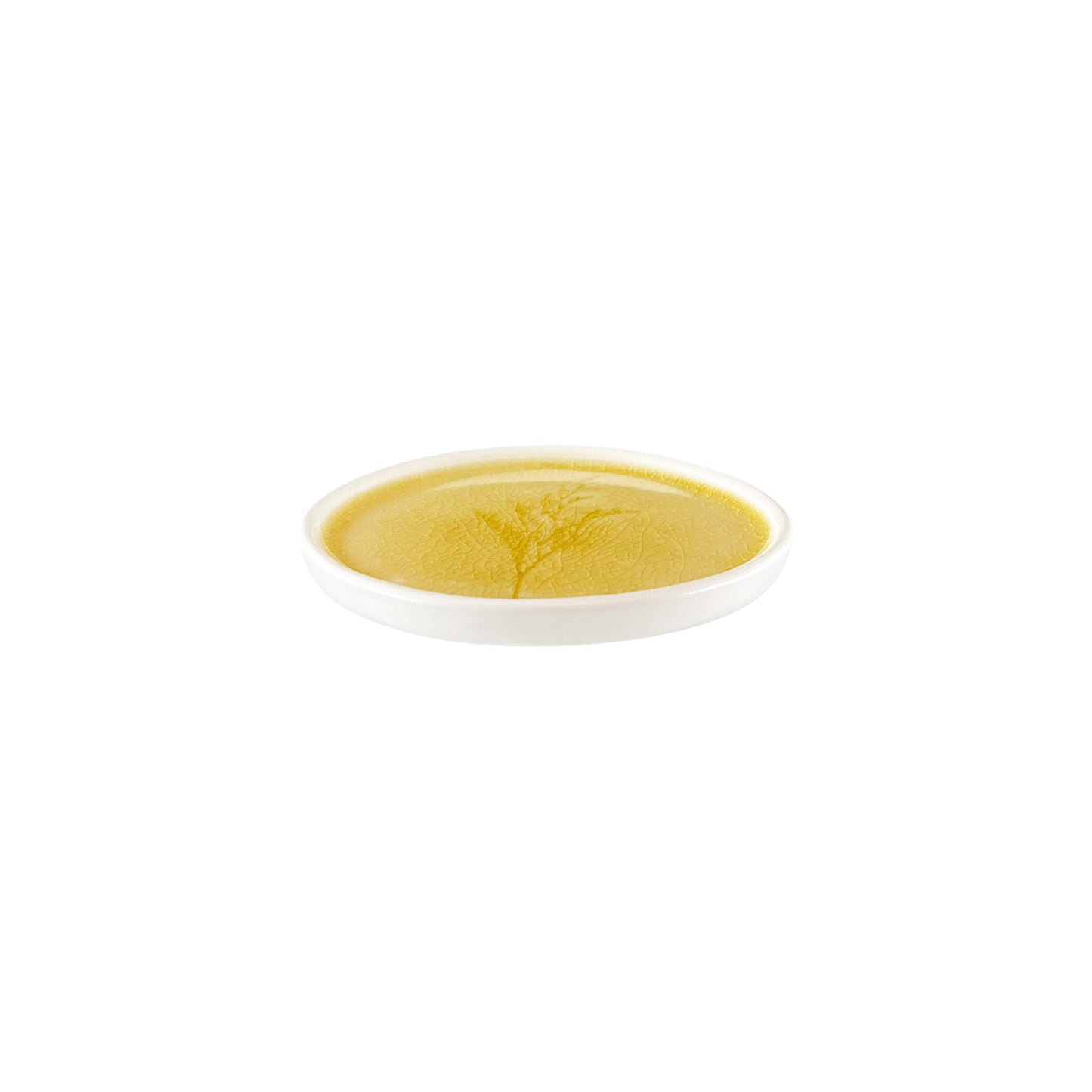 Meadow Yellow Porcelain Small Plate, Set of 4