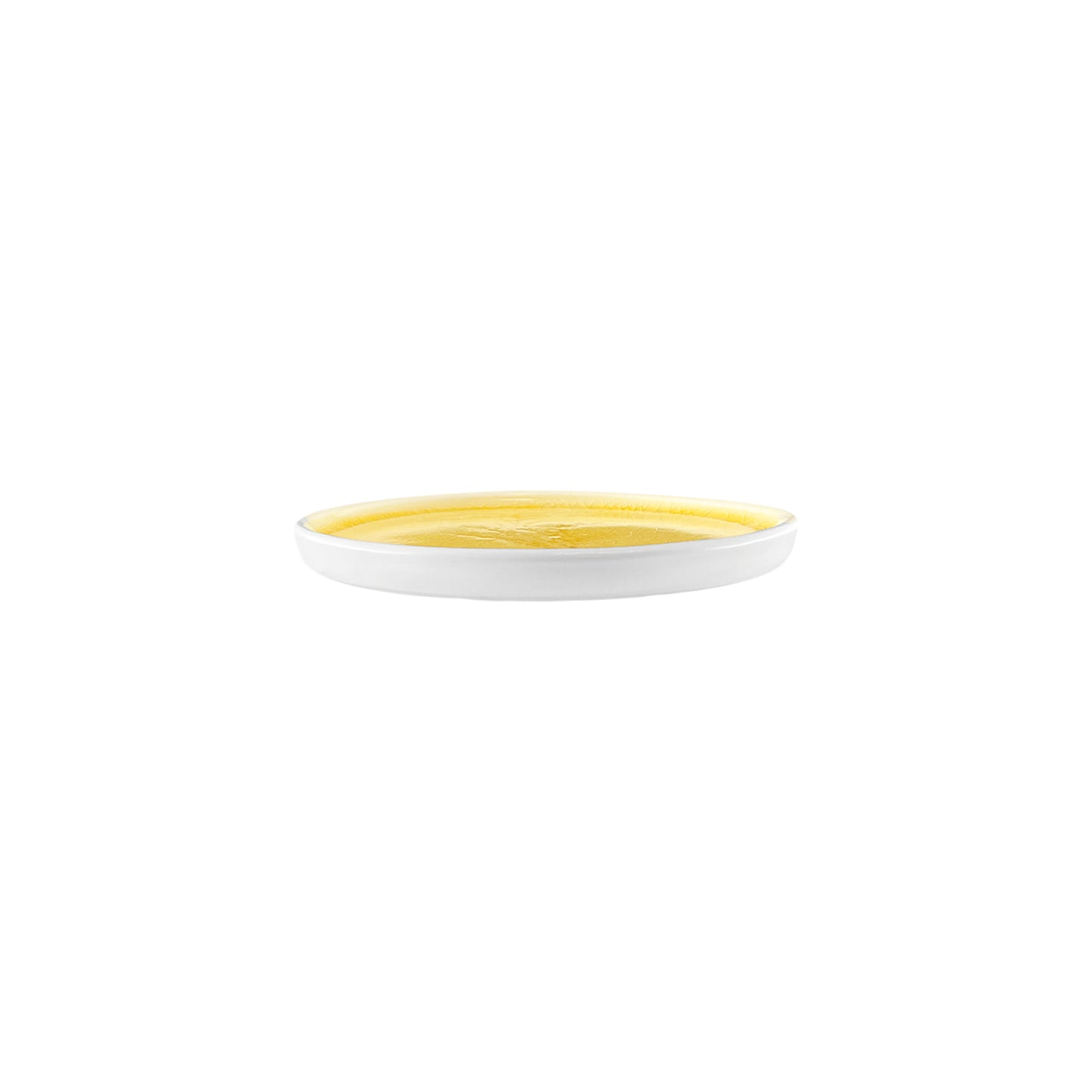 Meadow Yellow Porcelain Small Plate, Set of 4