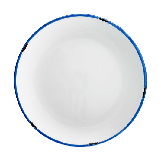 Tinware Dinner Plate in White - Set of 4