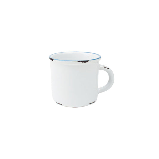 Tinware Espresso Mug in White - Set of 4