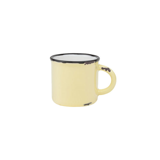 Tinware Espresso Mug in Yellow - Set of 4