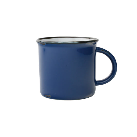 Tinware Mug in Blue - Set of 4