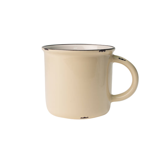 Tinware Mug in Cream - Set of 4