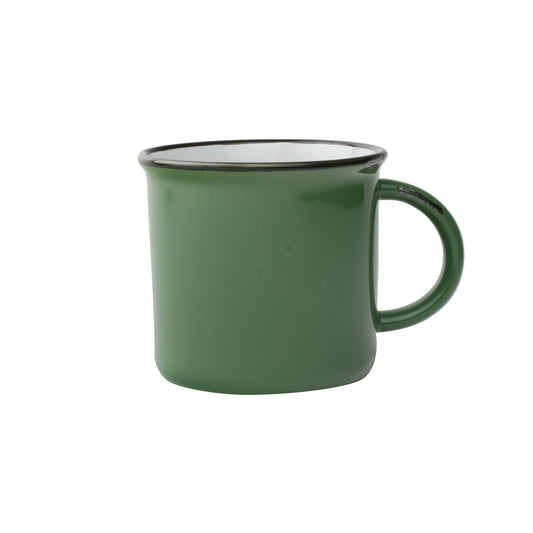 Tinware Mug in Green - Set of 4