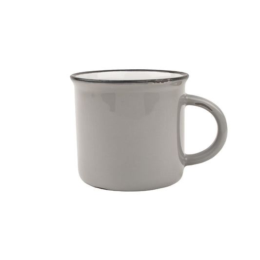 Tinware Mug in Light Grey - Set of 4
