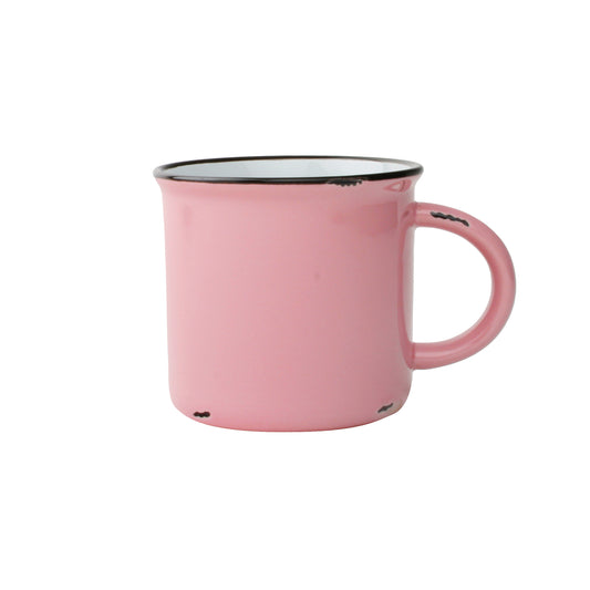 Tinware Mug in Pink - Set of 4