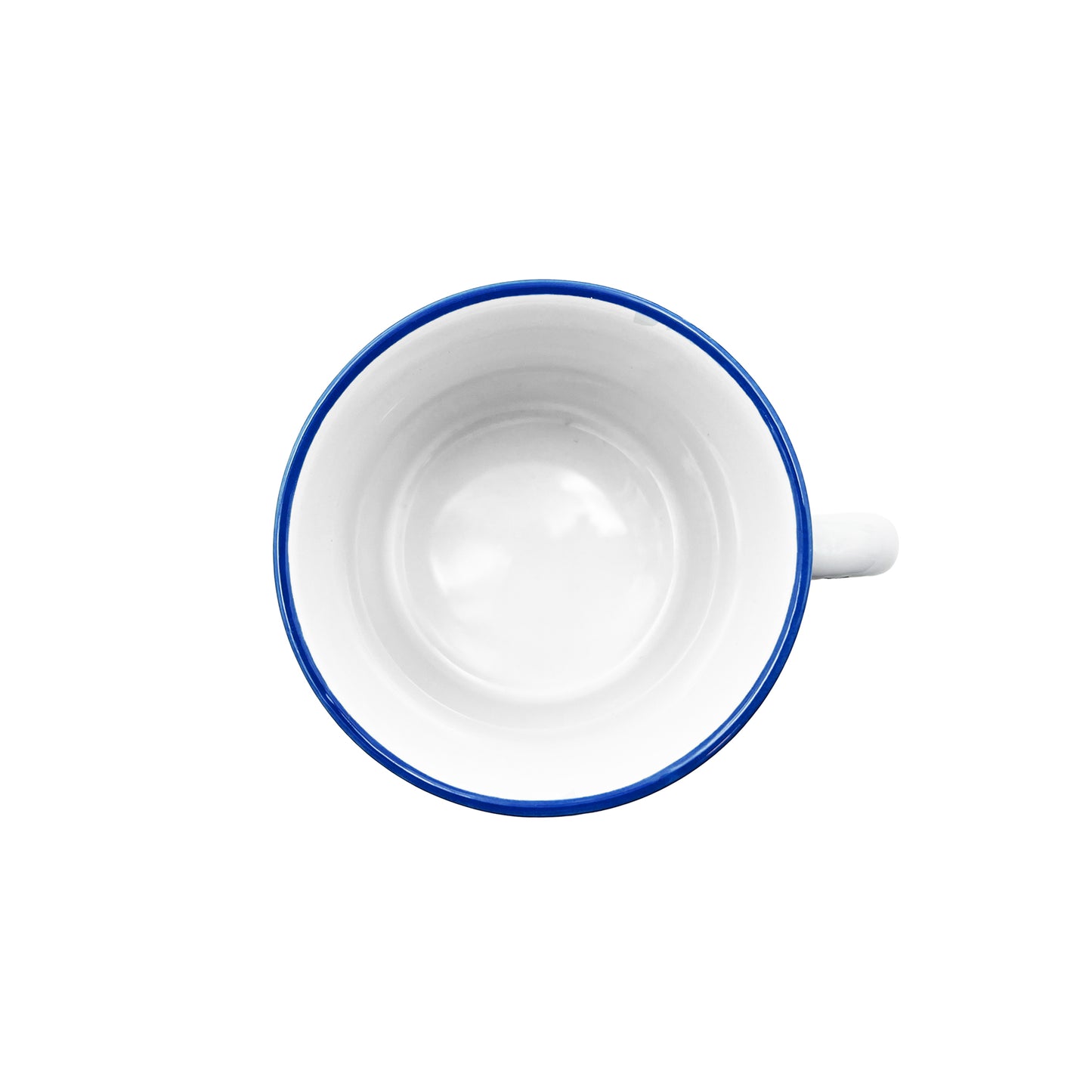 Tinware Mug in White - Set of 4