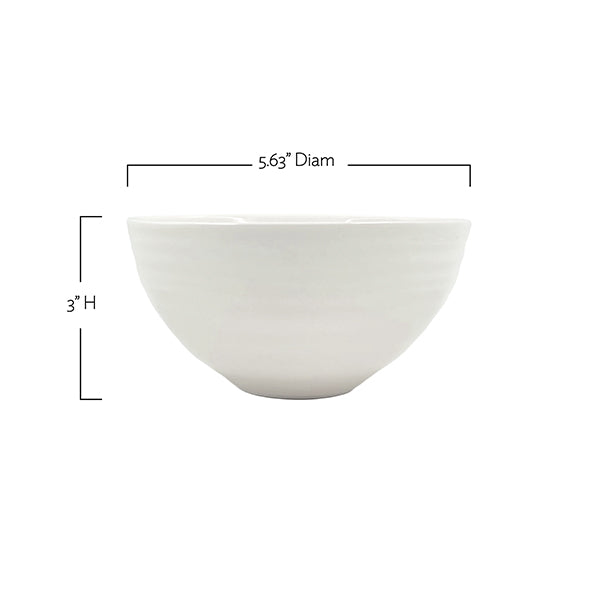 Daniel Smith Ivory Porcelain 4 Piece Dinnerware Set, Service For 1