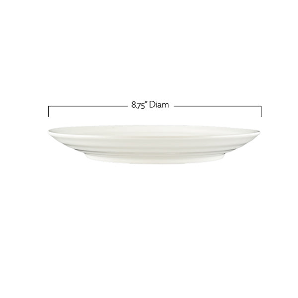 Daniel Smith Ivory Porcelain 4 Piece Dinnerware Set, Service For 1