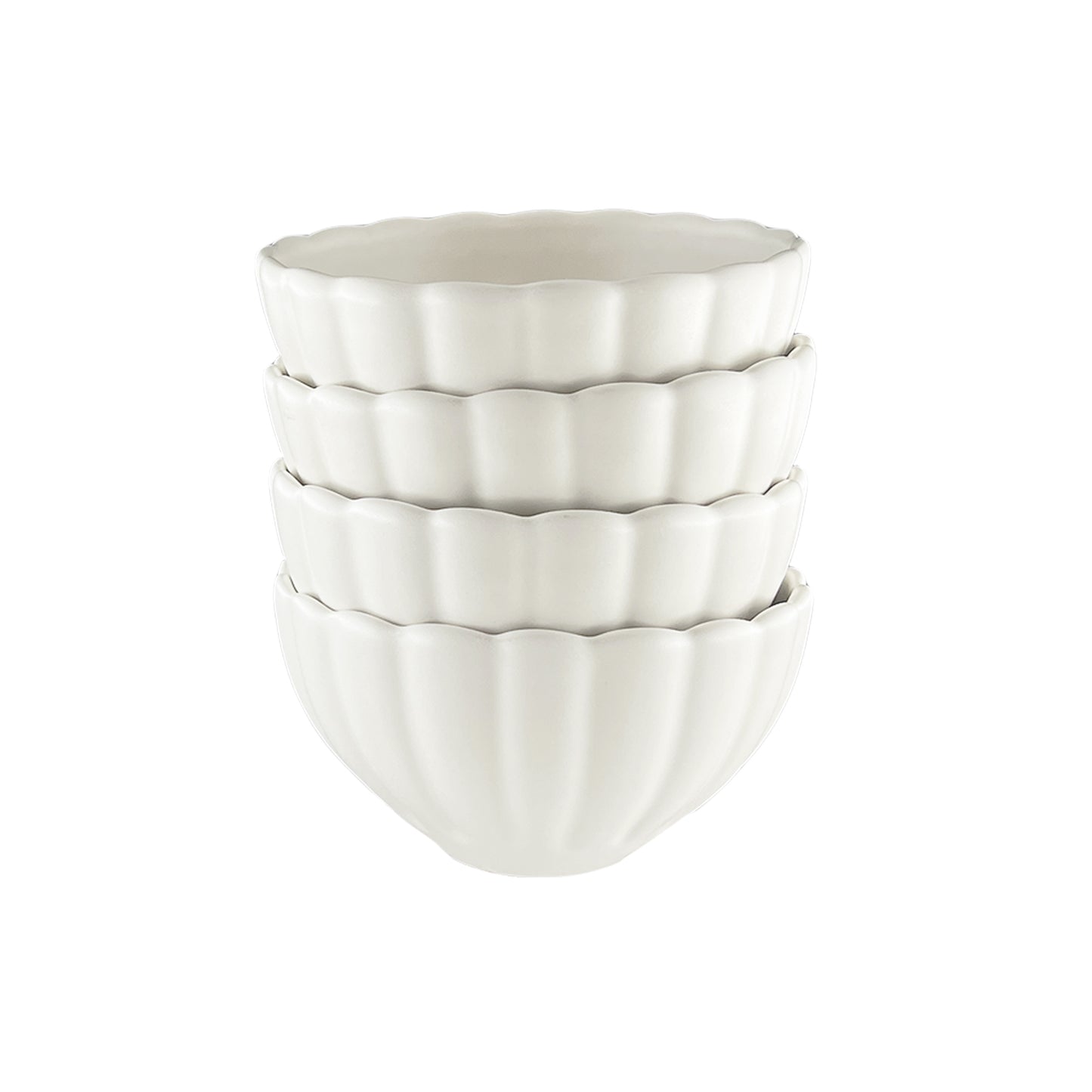 Lafayette Pearl White Stoneware Cereal Bowl, Set of 4