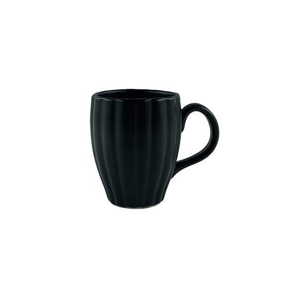 Lafayette Noir Stoneware Coffee Mug, Set of 4