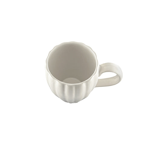 Lafayette Pearl White Stoneware Coffee Mug, Set of 4