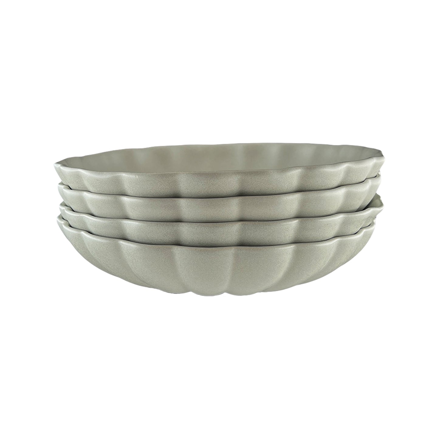 Lafayette Fog Stoneware Pasta Bowl, Set of 4