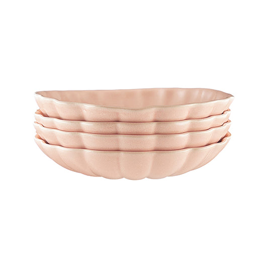 Lafayette Blush Stoneware Pasta Bowl, Set of 4