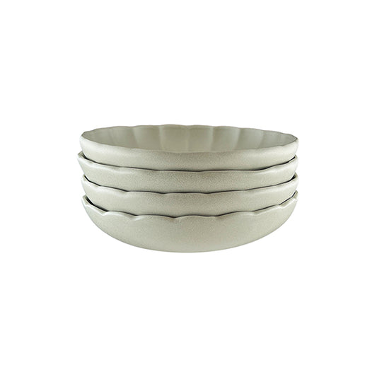 Lafayette Fog Stoneware Salad Bowl, Set of 4