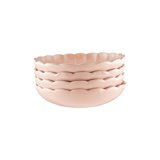 Lafayette Blush Stoneware Salad Bowl, Set of 4