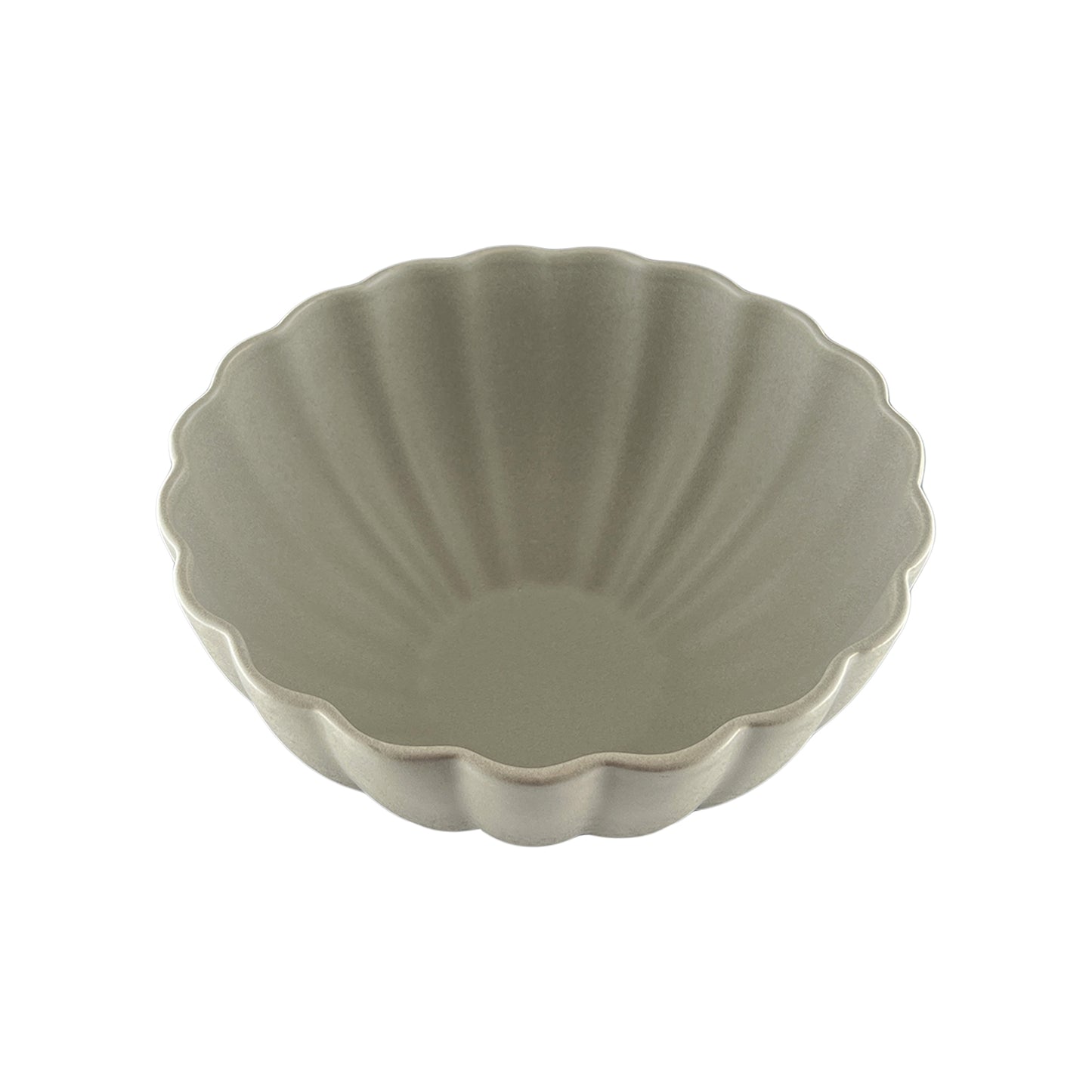 Lafayette Round Fog Stoneware Serving Bowl