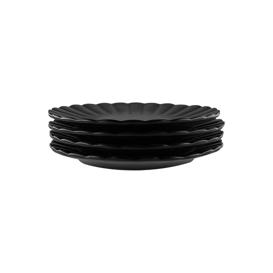 Lafayette Noir Stoneware Salad Plate, Set of 4