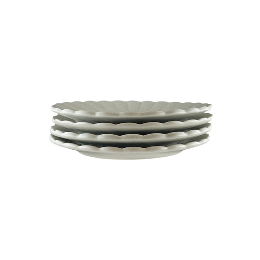 Lafayette Fog Stoneware Salad Plate, Set of 4