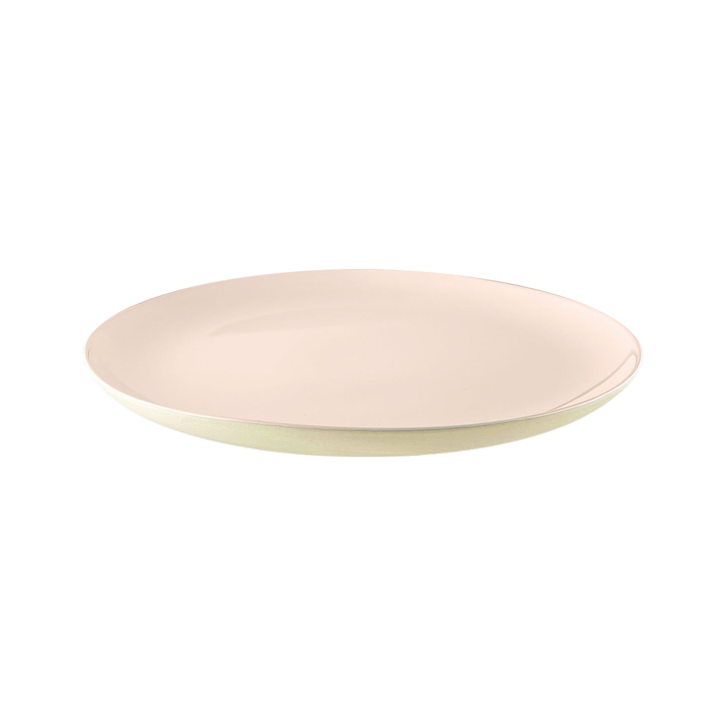 Shell Bisque Soft Pink Porcelain 4 Piece Dinnerware Set, Service For 1