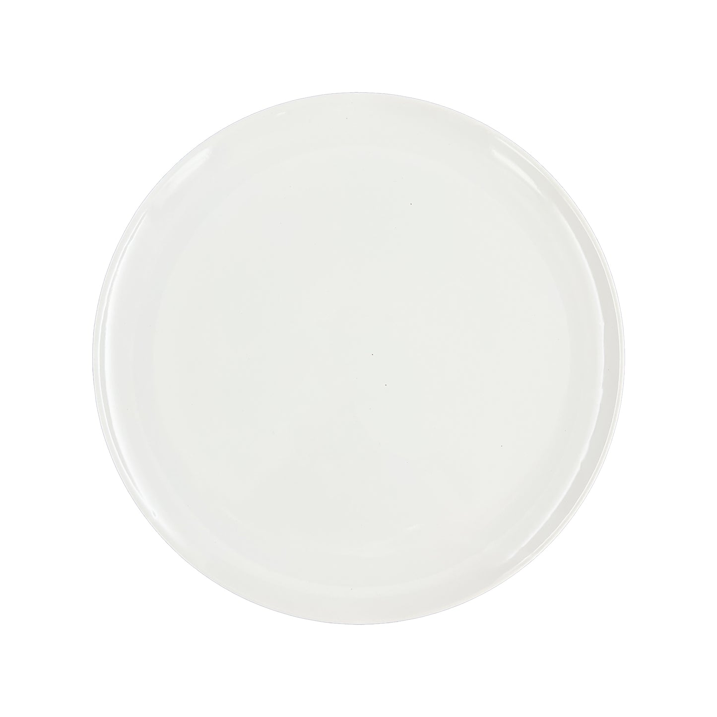 Shell Bisque White Porcelain 4 Piece Dinnerware Set, Service For 1