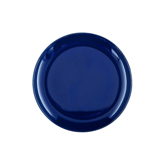 Shell Bisque Indigo Porcelain Salad Plate, Set of 4
