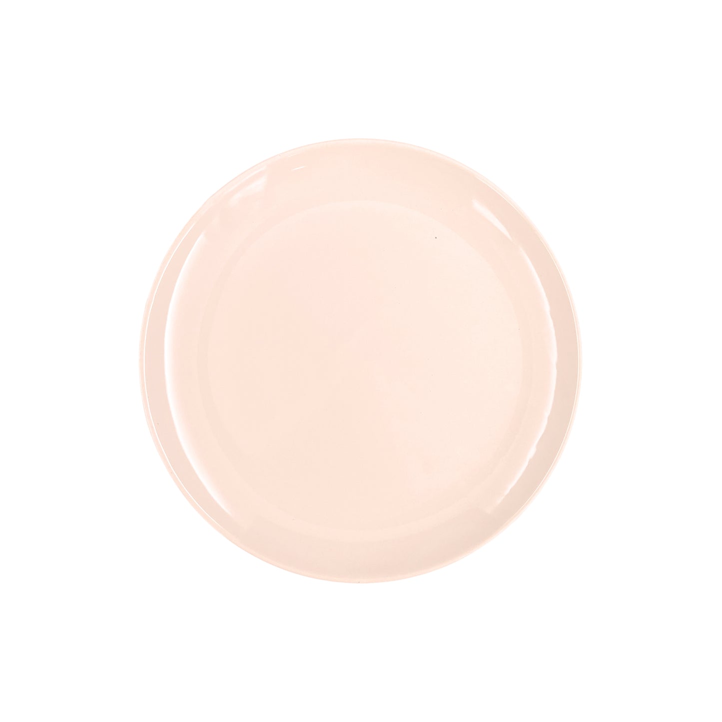 Shell Bisque Soft Pink Porcelain 4 Piece Dinnerware Set, Service For 1