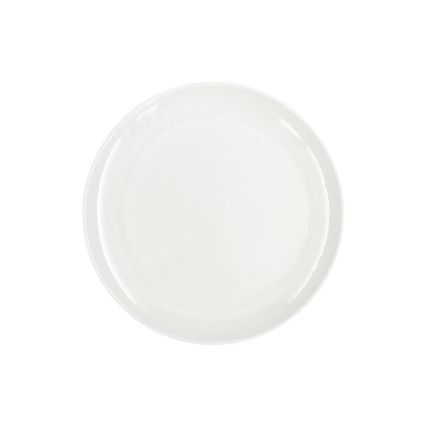 Shell Bisque White Porcelain 4 Piece Dinnerware Set, Service For 1