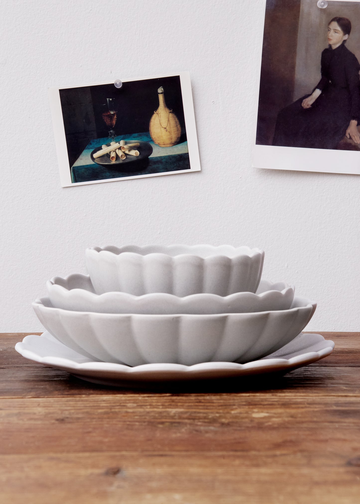 Lafayette Fog Stoneware Salad Bowl, Set of 4