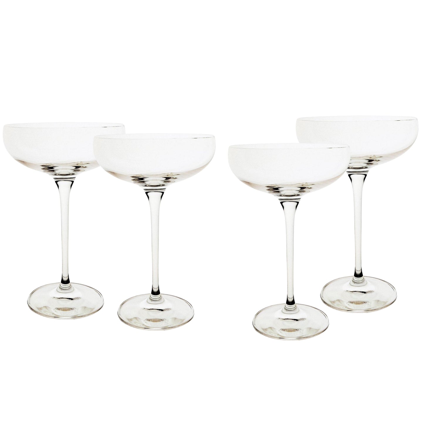 Canvas Home Champagne Coupe Stemware Set Canvas Home Champagne Coupe, Champagne Stemware, Clear, Coupe, Glass, Glassware, Stemmed Glass, Stemware