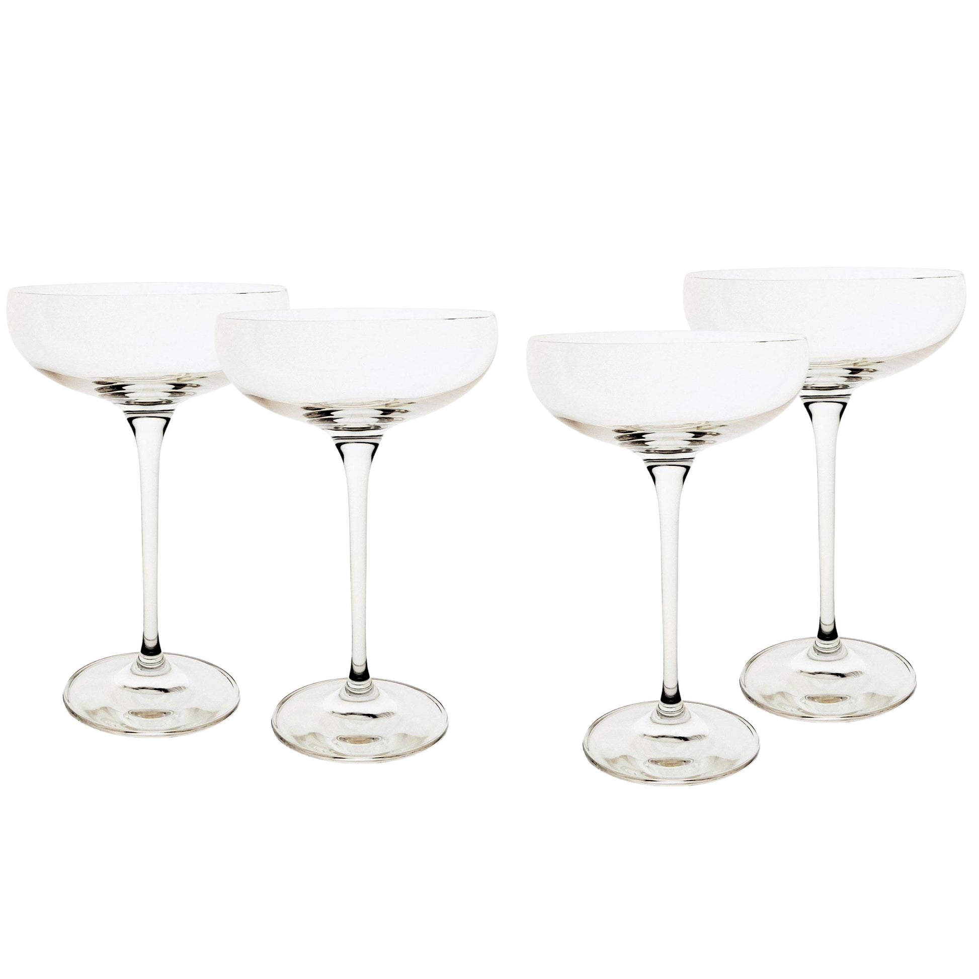 Canvas Home Champagne Coupe Stemware Set Canvas Home Champagne Coupe, Champagne Stemware, Clear, Coupe, Glass, Glassware, Stemmed Glass, Stemware