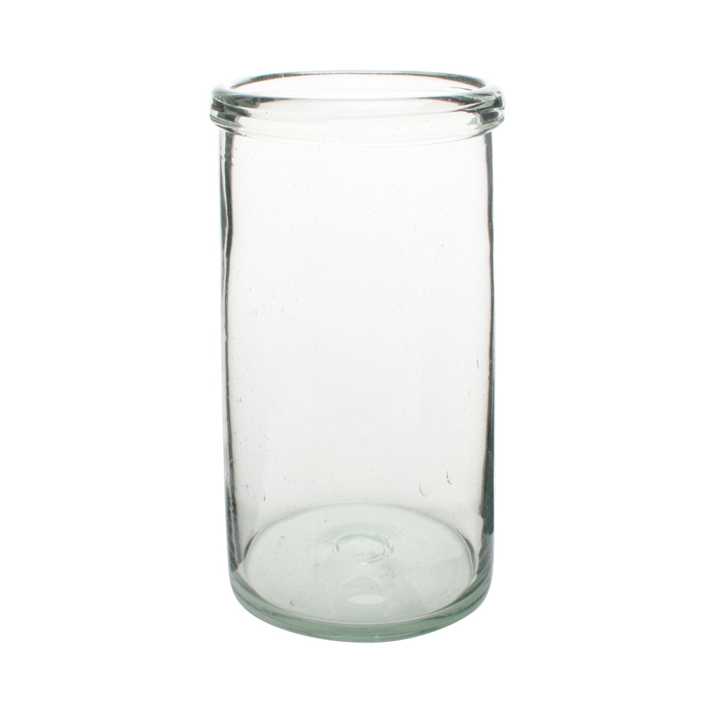 Recycled Glass Large Cylinder Vase